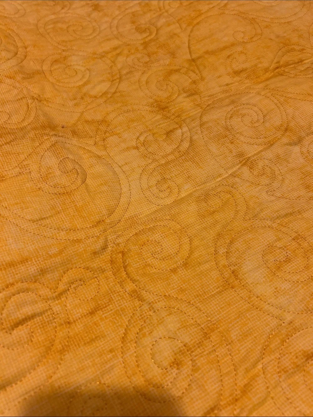 ONE OF A KIND- HANDCRAFTED Blue and Yellow Quilt